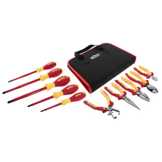 Wiha Tools 32891 10 Piece Insulated Pliers-Cutters and Screwdriver Set