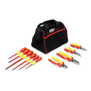 Wiha Tools 32892 10 Piece Insulated Pliers-Cutters and Screwdriver Set