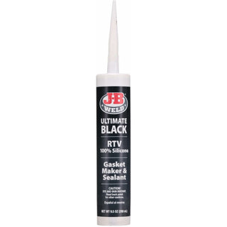 J-B Weld 32929 Ultimate Black Gasket Maker & Sealant, 9.5 oz.