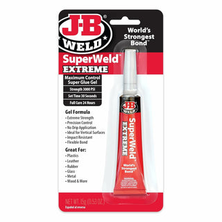 J-B Weld 33400 SuperWeld Extreme Instant Adhesive, 0.53 oz.