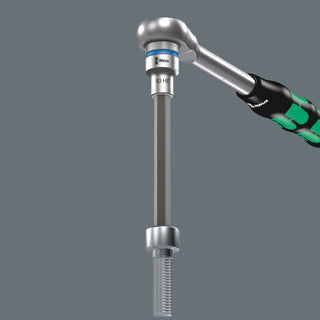 Wera 8740 C HF Zyklop bit socket with 1/2" drive with holding function, 4 x 60 mm