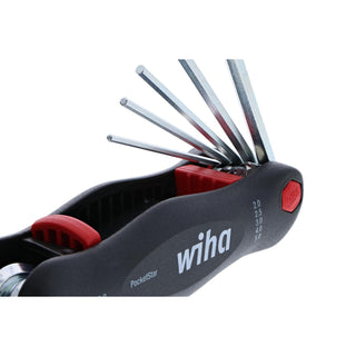 Wiha Tools 35195 7 Piece PocketStar Fold-Out Hex Key Set - Metric