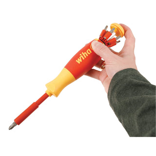 Wiha Tools 38051 Insulated Pop-Up Insert Bit Holder Screwdriver