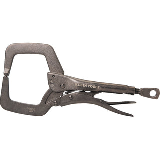 Klein Tools 38632 C-Clamp Locking Pliers with Standard Jaws, 11-Inch