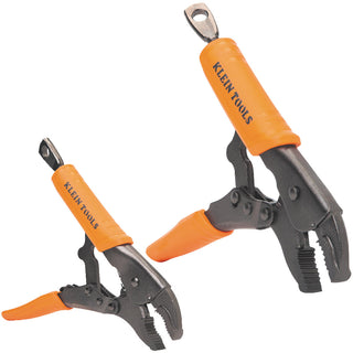 Klein Tools 38660 Curved Jaw Locking Pliers Set, 7-Inch and 10-Inch, 2 Pc.