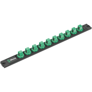 Wera 9602 Magnetic socket rail, 1/2", empty, 30 x 370 mm