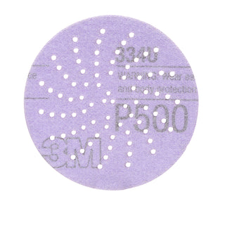 3M Hookit Purple Clean Sanding Disc 343U, 30272, P500, 50 discs percarton