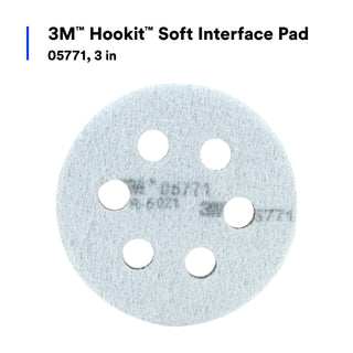 3M Hookit Soft Interface Pad, 05771, 3 in