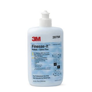 3M Finesse-it Polish Standard Series, 06002, Extra Fine (110), White,White