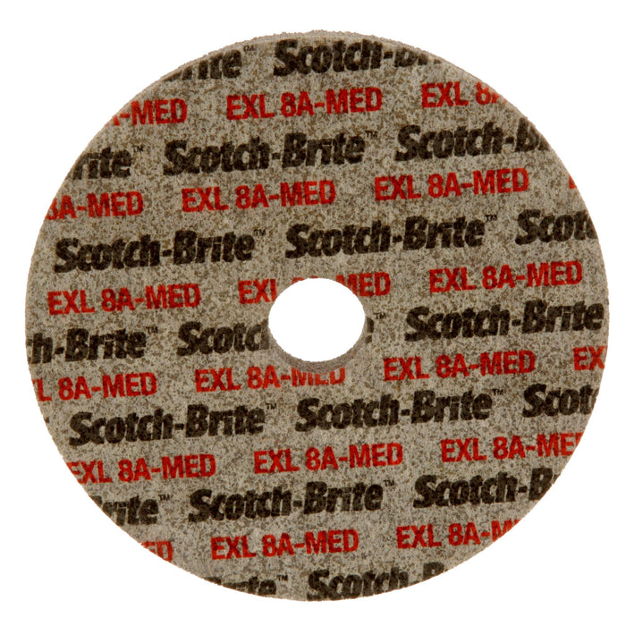 Scotch-Brite EXL Unitized Wheel, XL-UW, 8A Medium, 6 in x 1/2 in x 1
in