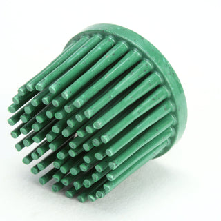 Scotch-Brite Roloc Bristle Disc, RD-ZB, 50, TR, Green, 1 in x 5/8 in