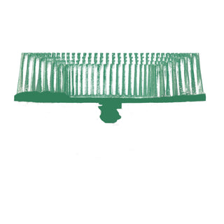 Scotch-Brite Roloc Bristle Disc, RD-ZB, 50, TR, Green, 2 in x 5/8 in,Tapered