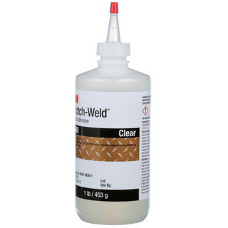 3M Scotch-Weld Instant Adhesive CA40, Clear, 1 Pound