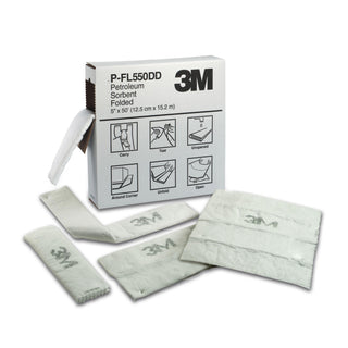 3M Oil Sorbent Folded P-FL550DD, 127 mm x 15.2 m