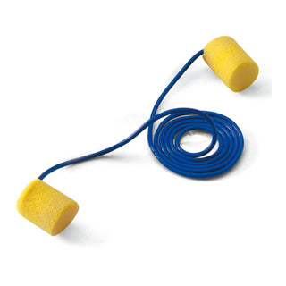 3M E-A-R Classic Earplugs 311-1101, Corded, Poly Bag