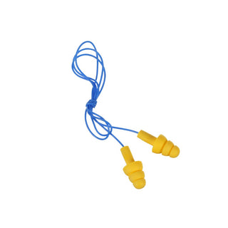 3M E-A-R UltraFit Earplugs 340-4004, Corded, Poly Bag