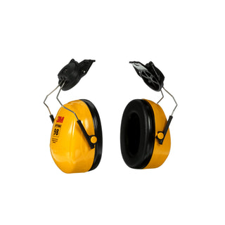 3M Peltor Optime 98 Cap-Mount Earmuffs, Hearing Conservation H9P3E 10EA/Case