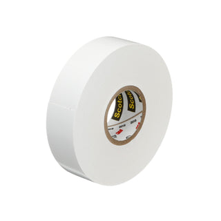 Scotch® Vinyl Color Coding Electrical Tape 35, 3/4 in x 66 ft, White