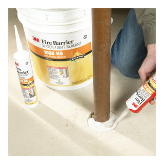 3M Fire Barrier Water Tight Sealant 1000 NS, Gray, 4.5 Gallon (Pail)