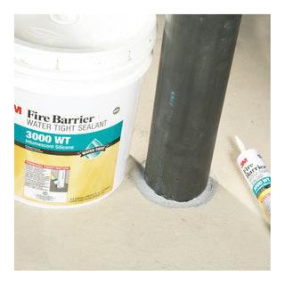 3M Fire Barrier Water Tight Sealant 3000WT, Gray, 10.1 fl oz Cartridge