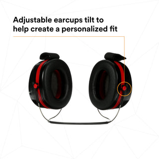 3M PELTOR Optime 105 Earmuffs H10B, Behind-the-Head