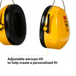 3M PELTOR Optime 98 Earmuffs H9A, Over-the-Head