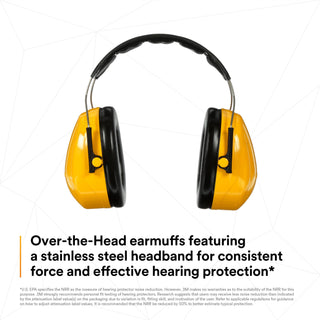 3M PELTOR Optime 98 Earmuffs H9A, Over-the-Head