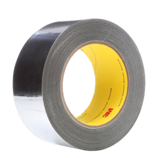 3M High Temperature Aluminum Foil/Glass Cloth Tape 363, Silver, 1.5 in x 36 yd