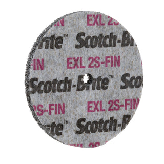 Scotch-Brite EXL Unitized Wheel, XL-UW, 2S Fine, 3 in x 1/4 in x 1/8
in