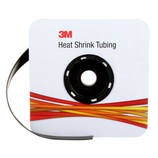 3M Heat Shrink Thin-Wall Tubing FP-301-1/2-Black-100`: 100 ft spoollength