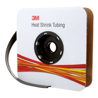 3M Heat Shrink Thin-Wall Tubing FP-301-1/2-Black-100`: 100 ft spoollength