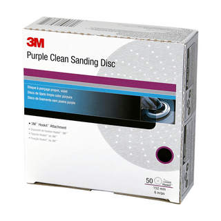 3M Hookit Purple Clean Sanding Disc 334U, 30761, 6 in, P600 grade