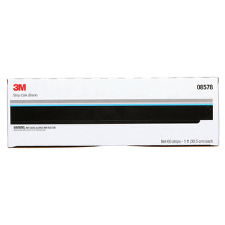 3M Strip Calk, 08578, Black, 1 ft Strips, 60 per carton, 12 cartons percase