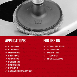 Scotch-Brite Roloc Surface Conditioning Disc, 07516, SC-DR, SiC Super Fine, TR