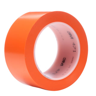 3M Vinyl Tape 471, Orange, 2 in x 36 yd, 5.2 mil