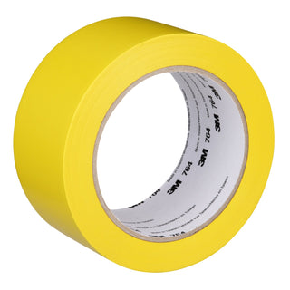 3M General Purpose Vinyl Tape 764, Yellow, 2 in x 36 yd, 5 mil, 24 Roll/Case