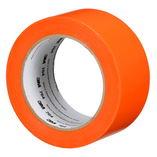 3M General Purpose Vinyl Tape 764, Orange, 2 in x 36 yd, 5 mil, 24 Roll/Case