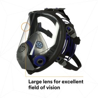 3M Ultimate FX Full Facepiece Reusable Respirator FF-401, Small 4EA/Case