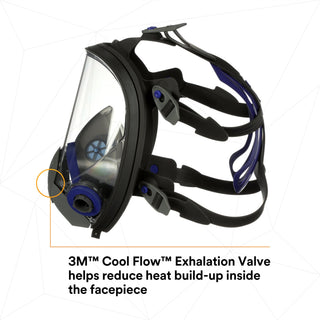 3M Ultimate FX Full Facepiece Reusable Respirator FF-401, Small 4EA/Case