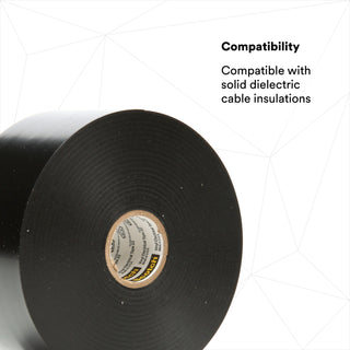 Scotch® Vinyl Electrical Tape 22, 2 in x 36 yd, Black, 1 roll/carton