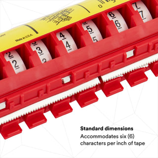 3M ScotchCode Wire Marker Tape Dispenser STD, compact design for easyhandling