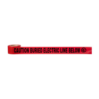 Scotch® Buried Barricade Tape 302, CAUTION BURIED ELECTRIC LINE, 3 in x1000 ft