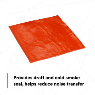 3M Fire Barrier Moldable Putty Pads MPP+, Red, 9.5 in x 9.5 in