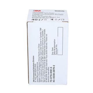 3M Low Range Oil Quality Test Strips 1005, 40 Strips/Bottle