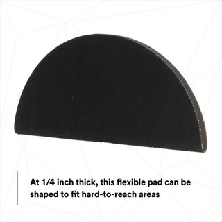 3M Hookit Half Round Pad, 05792, 6 in