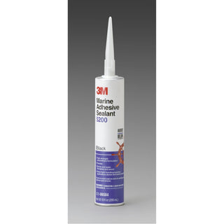 3M Marine Adhesive Sealant 5200, Black, 295 mL Cartridge