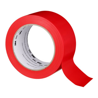 3M General Purpose Vinyl Tape 764, Red, 2 in x 36 yd, 5 mil, 24 Roll/Case