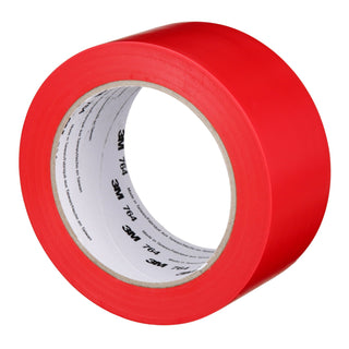 3M General Purpose Vinyl Tape 764, Red, 2 in x 36 yd, 5 mil, 24 Roll/Case