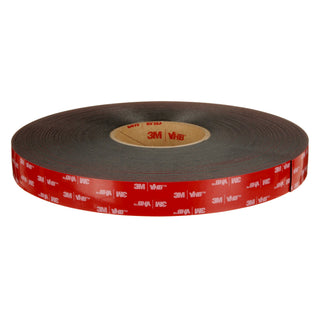 3M VHB Acrylic Foam Tape 5952, Black, 1 in x 36 yd, 45 mil