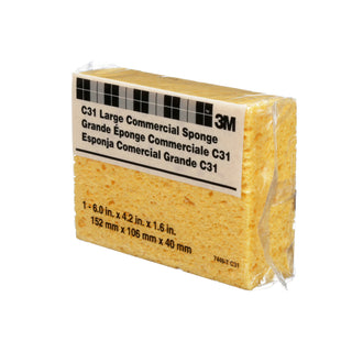 3M Commercial Size Sponge C31, 6 in x 4.25 in x 1.625 in